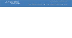 Desktop Screenshot of aperfectwitness.com
